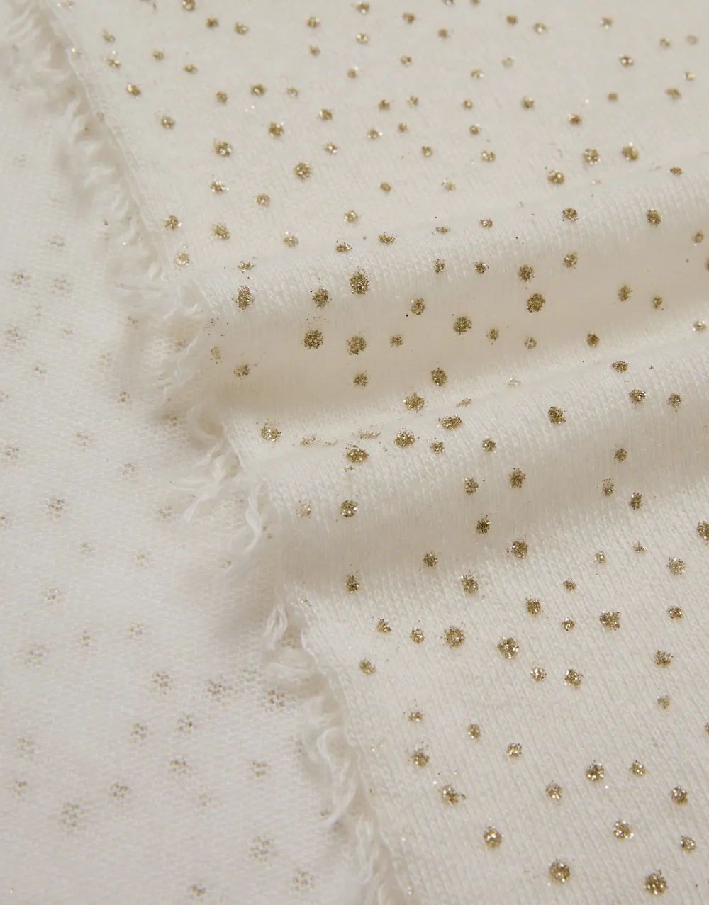     Sciarpa misto cashmere con pois brillanti | Glitty   